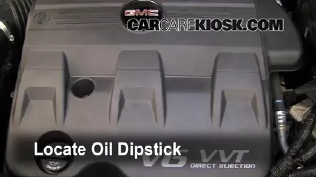 2010 GMC Terrain SLT 3.0L V6 Huile Vérifier le niveau de l'huile